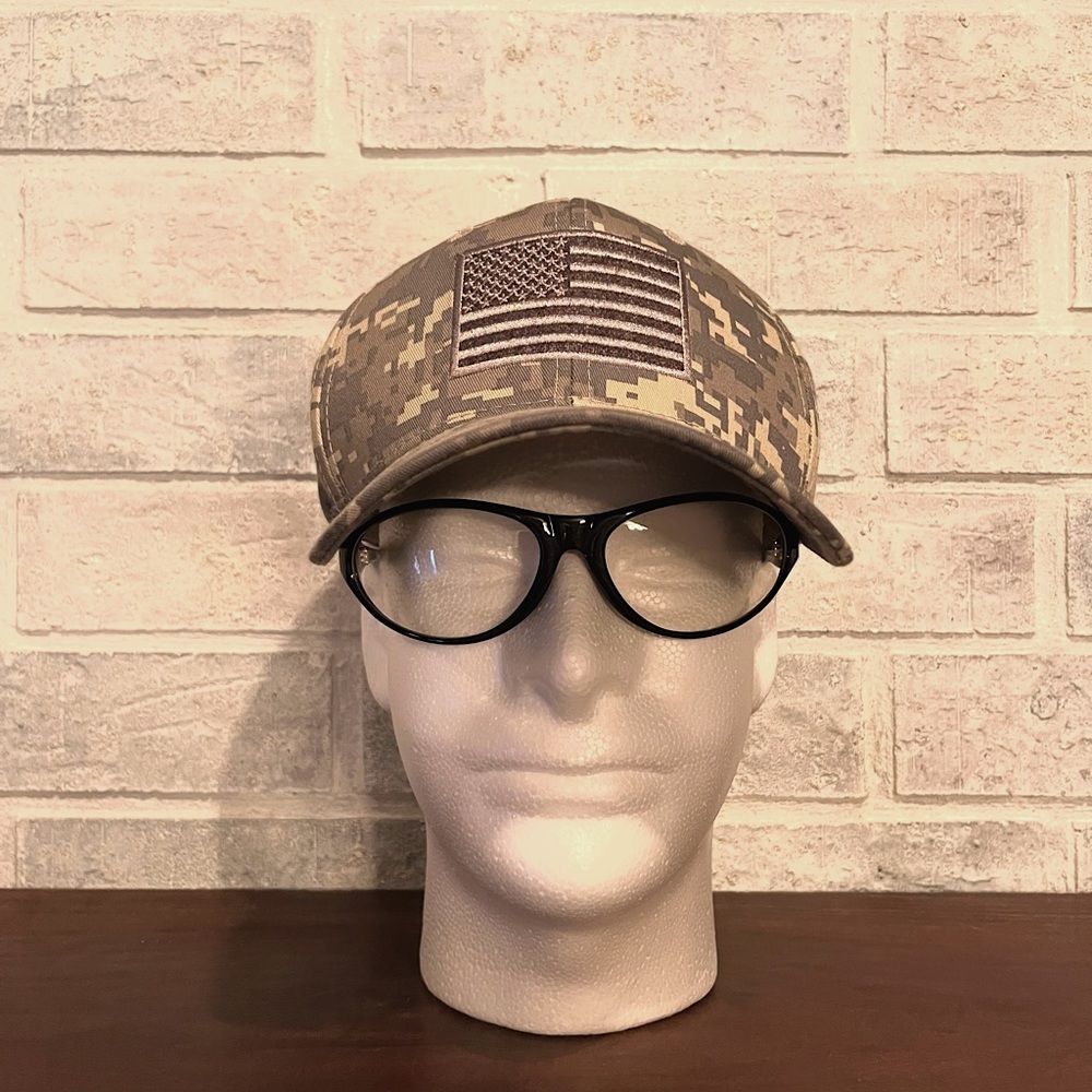 American flag camo cap